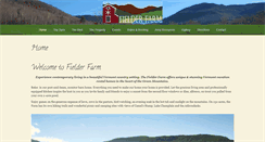 Desktop Screenshot of fielderfarmvermont.com